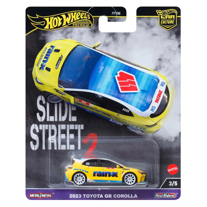 2023 Toyota GR Corolla Hot Wheels Slide Street 2 vehicle 