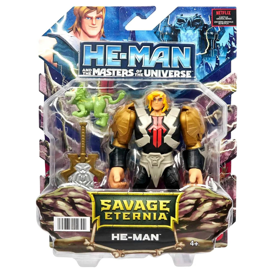 He-man Savage Eternia action figure in packaging