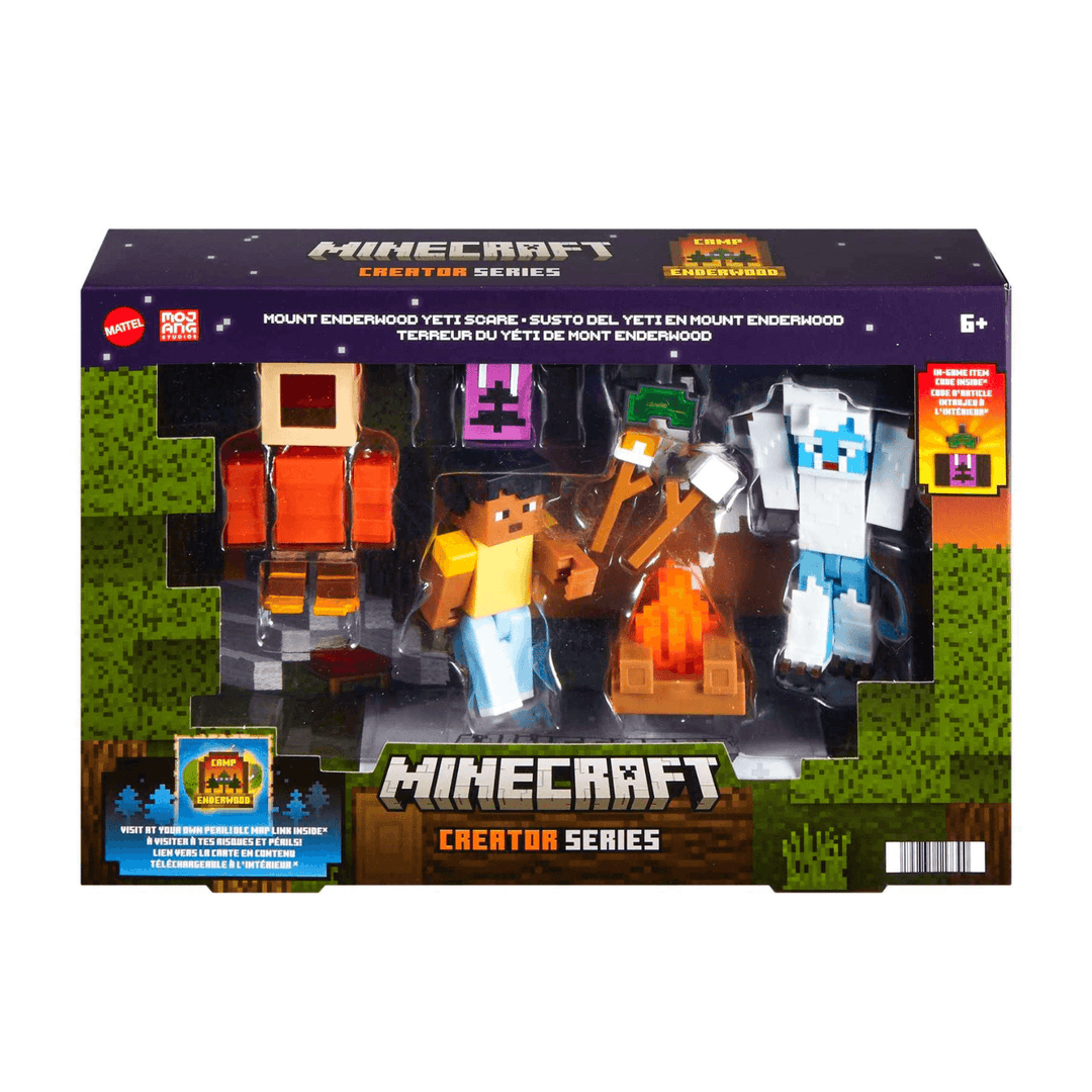 minecraft creator serier mount enderwood yeti scare figures set