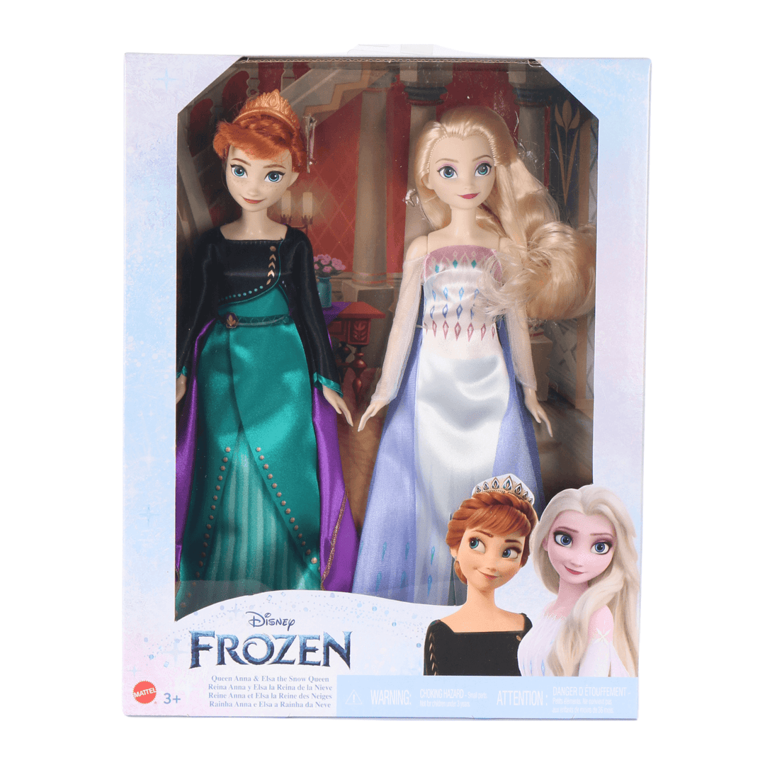 Disney frozen fashion doll boxed set with transparent window to the front