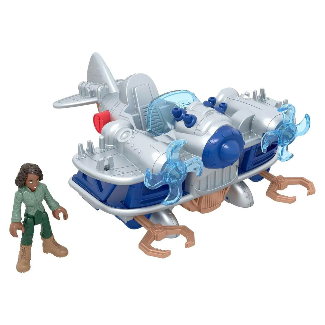 Jurassic World plane with kayla figure and missiles