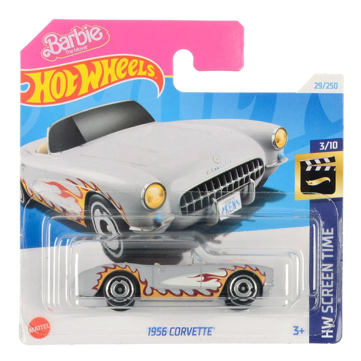 Hot Wheels 1956 Corvette die-cast car from the Screen Time series