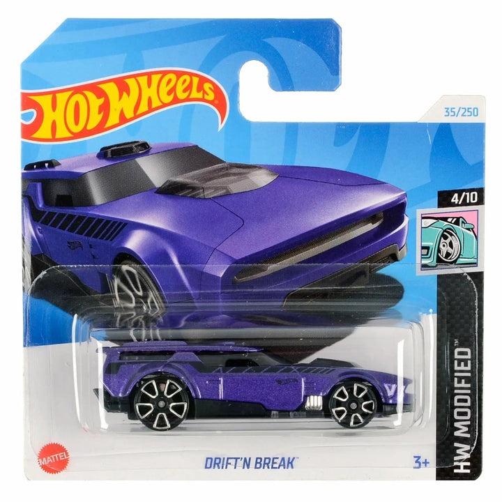 Hot Wheels Modified series Drift'n Break dark purple car in collectors packaging