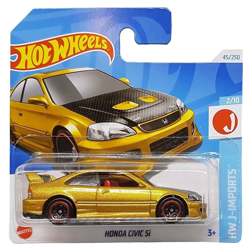 Hot Wheels J-Imports series Honda Civic Si in gold no. 45/250