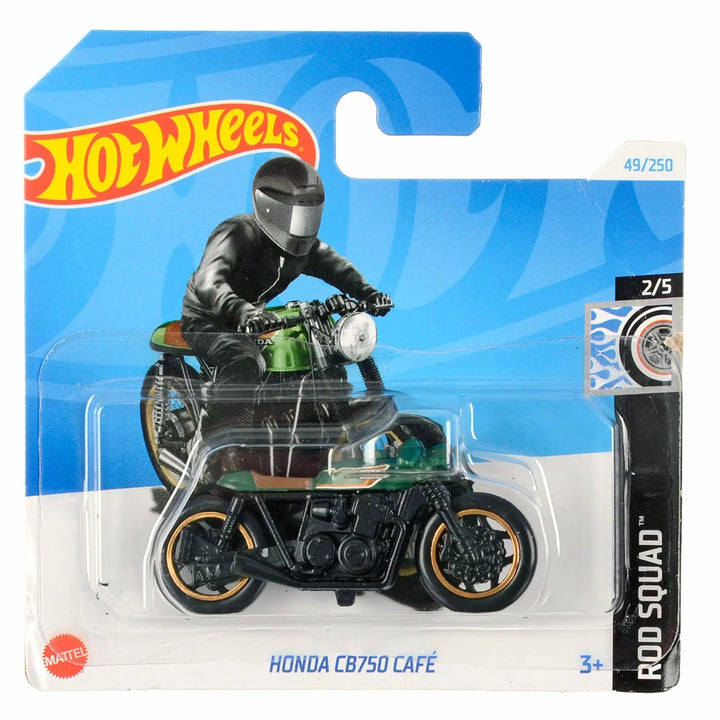 Hot Wheels Honda CB750 Cafe motorbike from the Rod Squad mini collection series