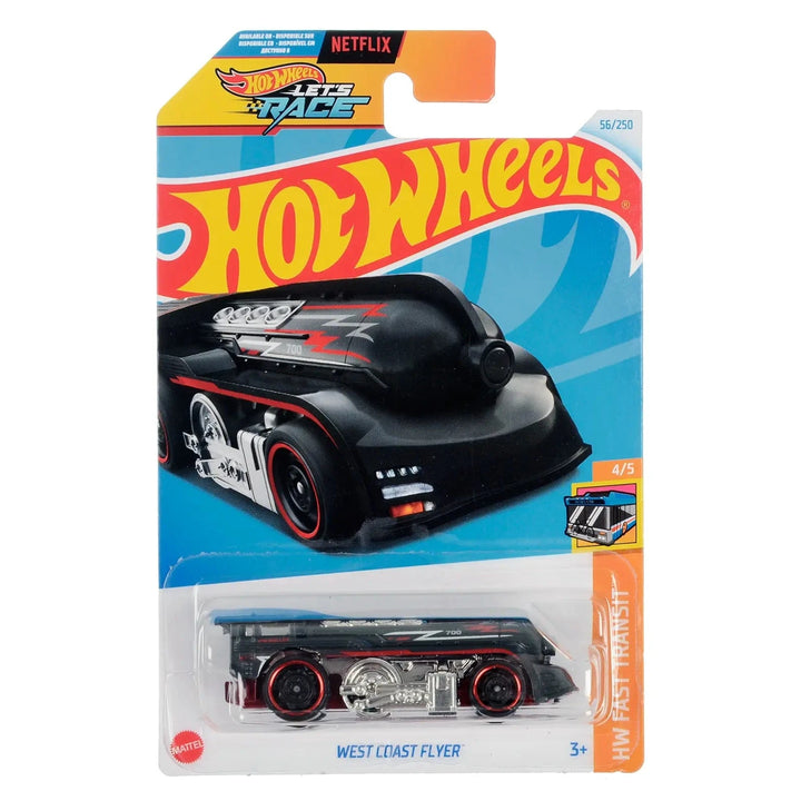 Hot Wheels West Coast Flyer from the Fast Transit series of die-cast vehicles