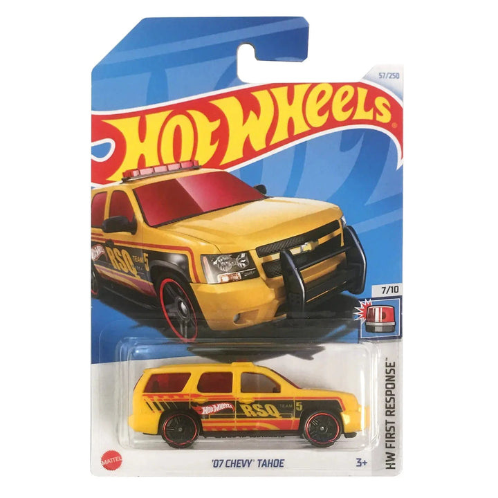 Hot Wheels First Response '07 Chevy Tahoe die-cast car