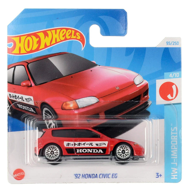 Hot Wheels J-Imports series '92 Honda Civic EG in red