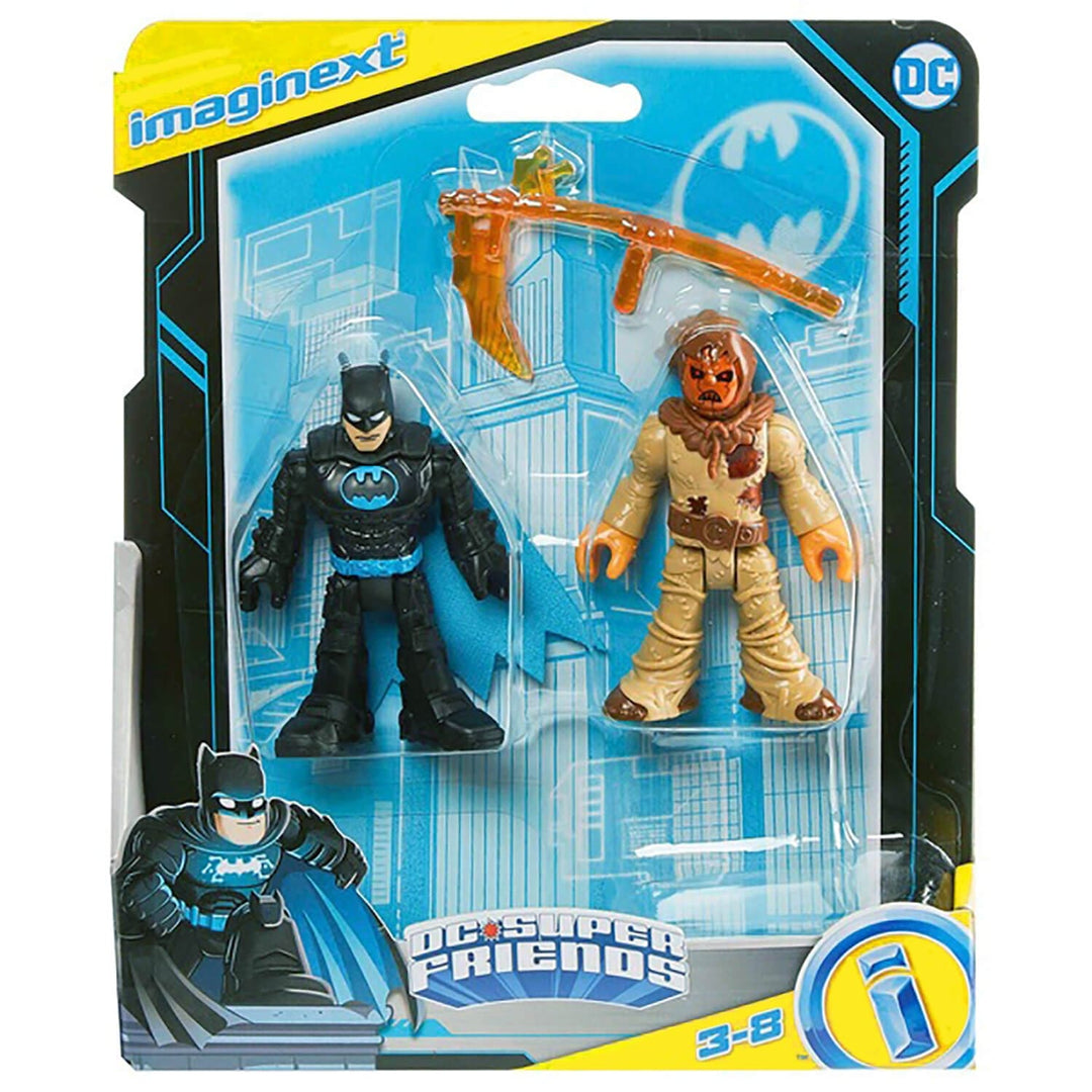 Imaginext DC Super Friends Action Figure Twin Pack 7cm Batman & Scarecrow