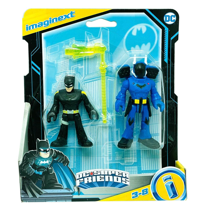 Imaginext DC Super Friends Action Figure Twin Pack 7cm Batman & Rookie