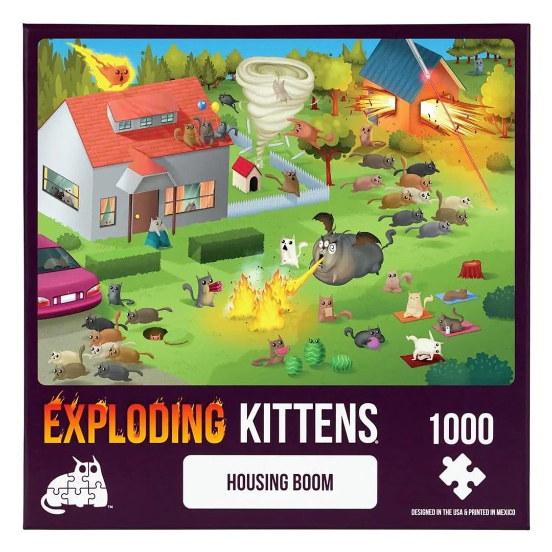 Housing Boom design Exploding Kittens 1000 piece jigsaw puzzle