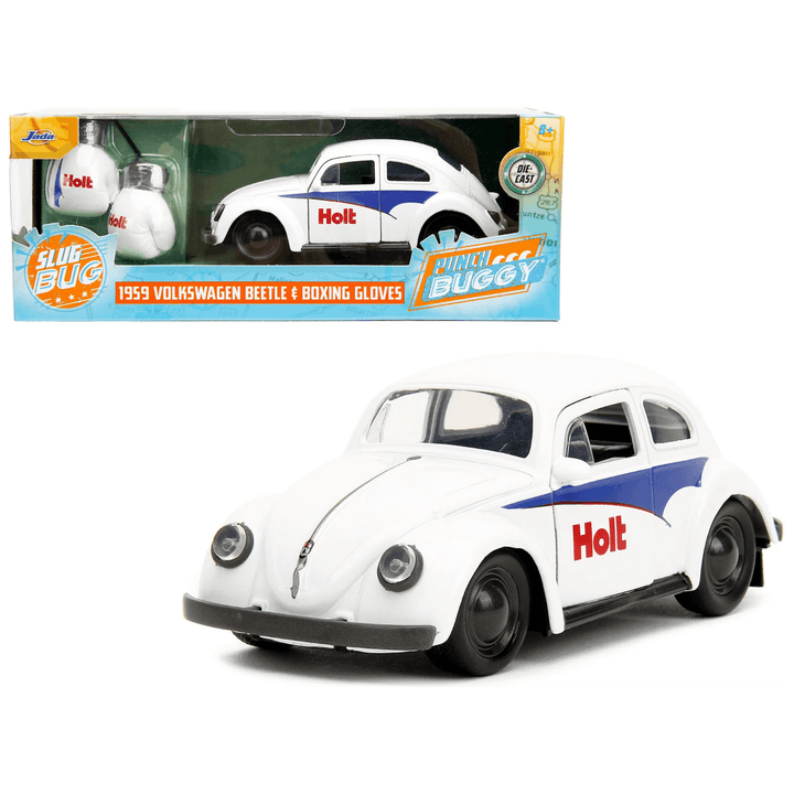 Punch Buggy 1959 Volkswagen Beetle & Boxing Gloves Die-Cast Vehicle