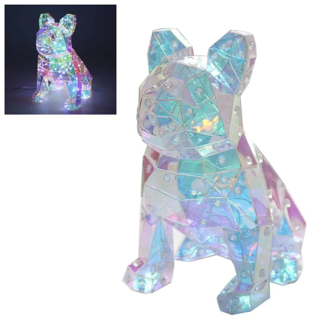 Starlightz Frenchie shape light with coloured LEDs