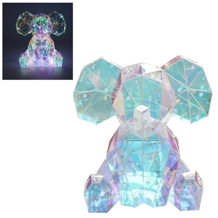 Starlightz Elephant shape light with coloured LEDs