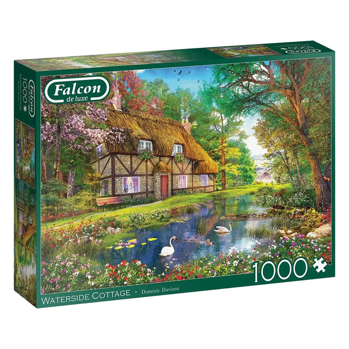 Cottage Scenes Illustrated Jigsaw Puzzle Falcon 1000 Pieces