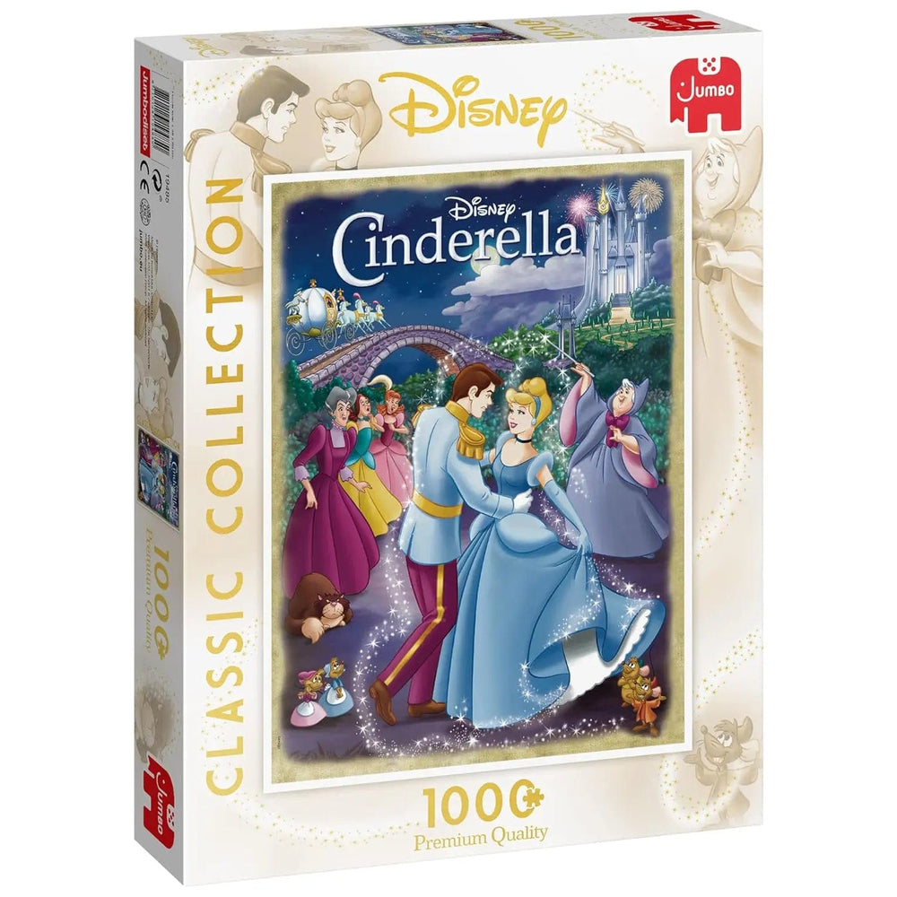 1000 piece jigsaw puzzle featuring a scene from Disney Cinderella