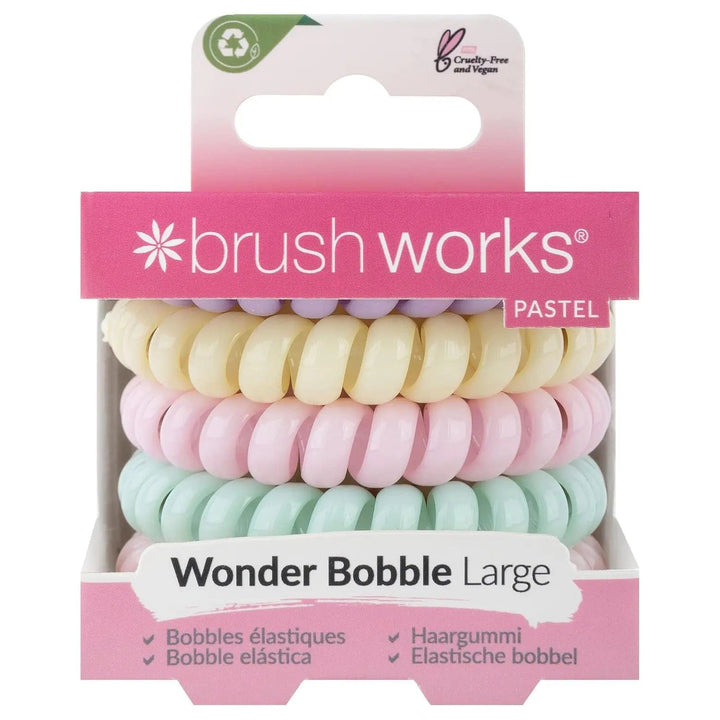 Pack of 5 large wonder bobbles in assorted pastel colours