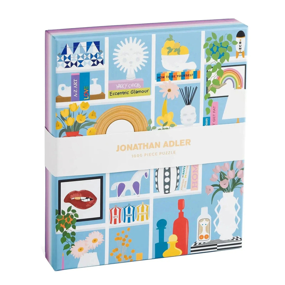 Jonathan Adler 1000 piece jigsaw puzzle with shelves image