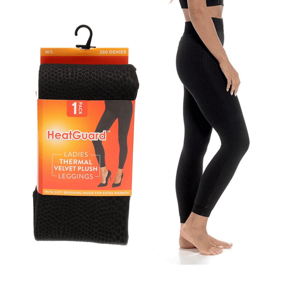 heatguard black snakeskin leggings with 200 denier and 2.2 tog rating