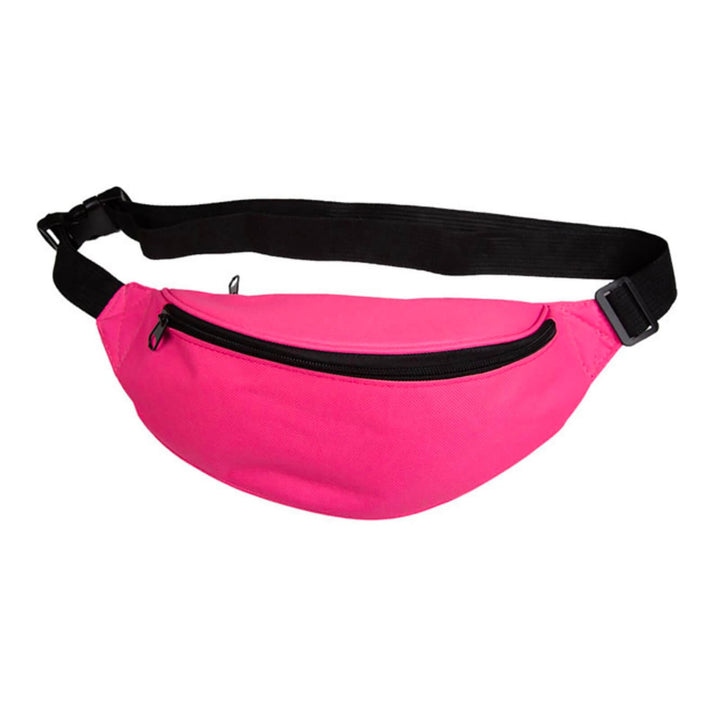 Bum Bag Neon Pattern Festival 80s Travel Belt Fancy Dress Neon Pink