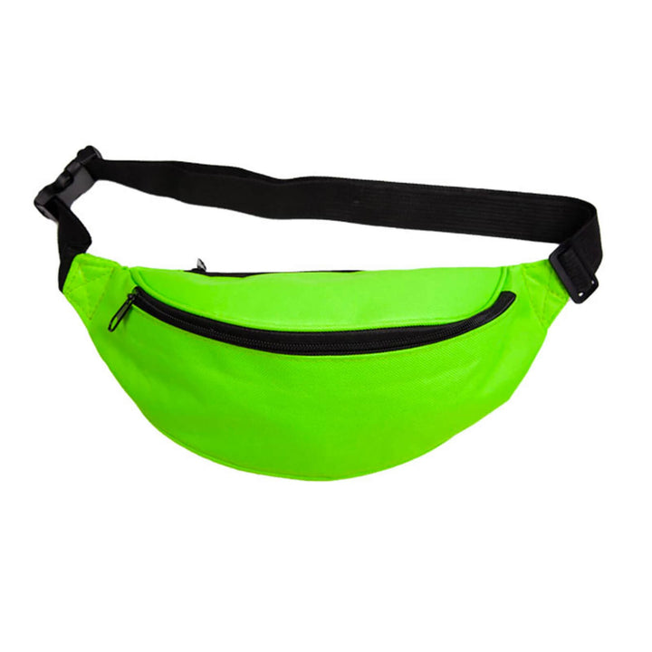 Bum Bag Neon Pattern Festival 80s Travel Belt Fancy Dress Neon Green