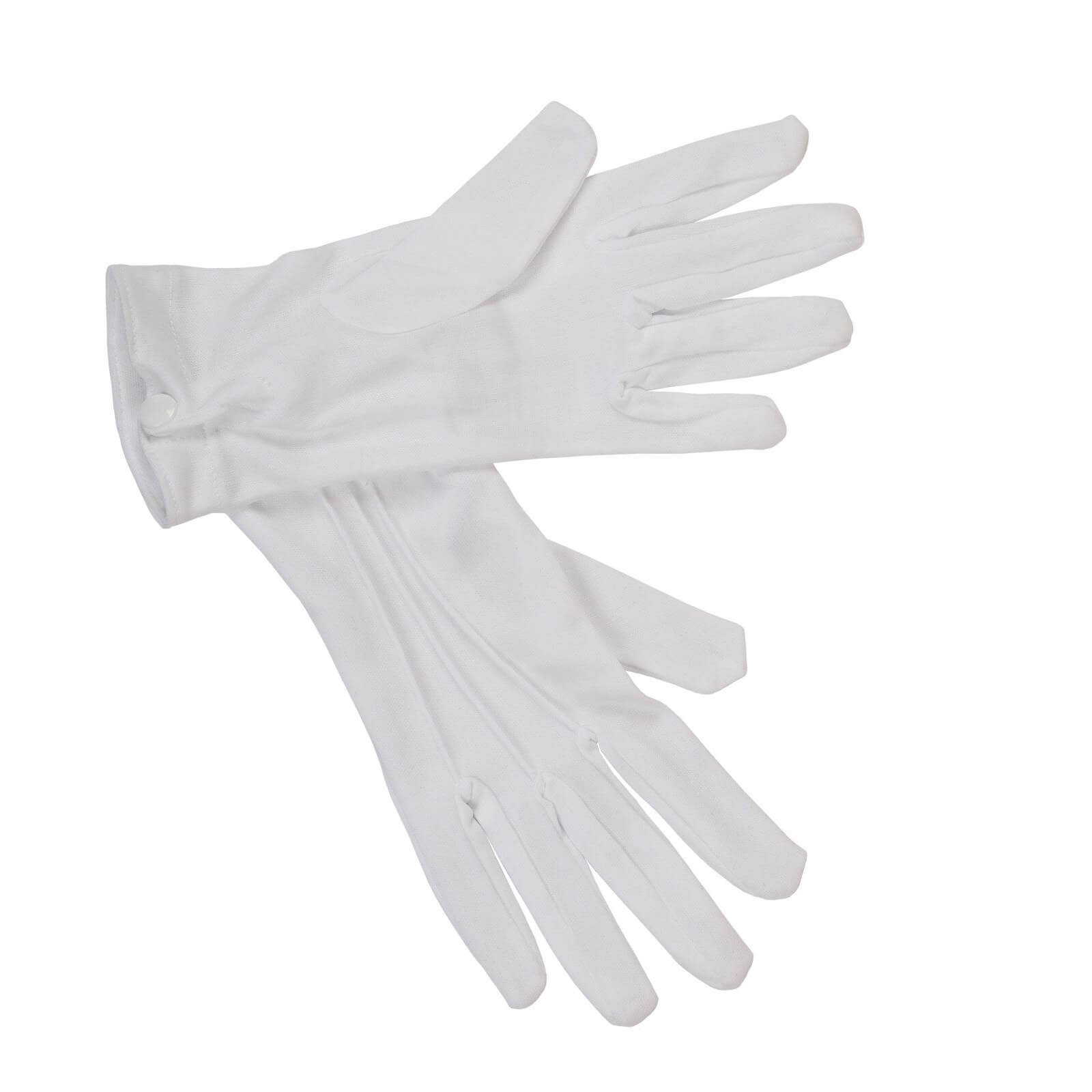 Mens white gloves fancy dress online