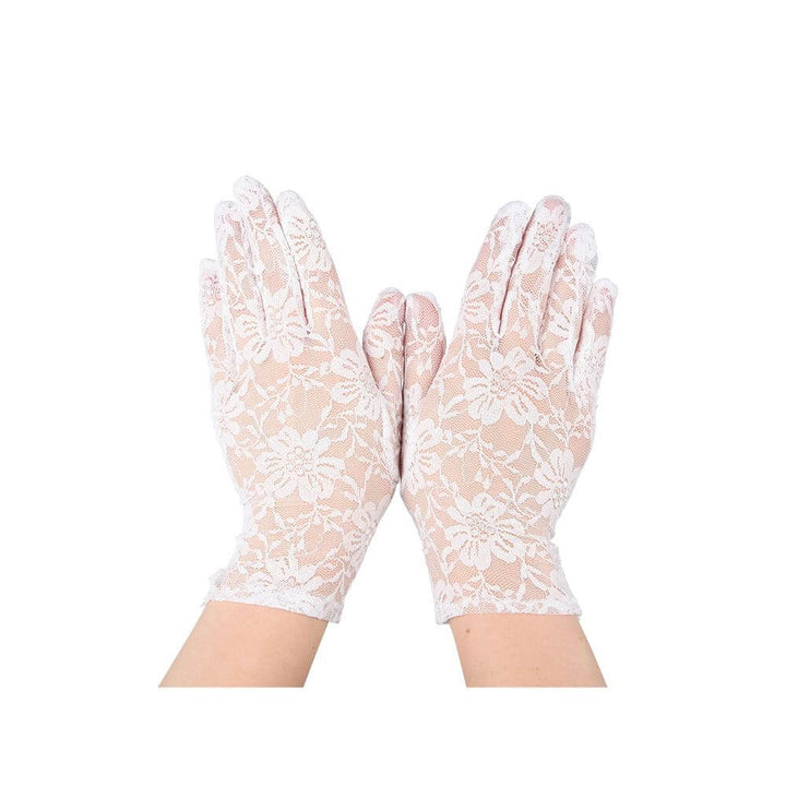 Womens Lace Gloves Fancy Dress Madonna 80s Gothic Queen