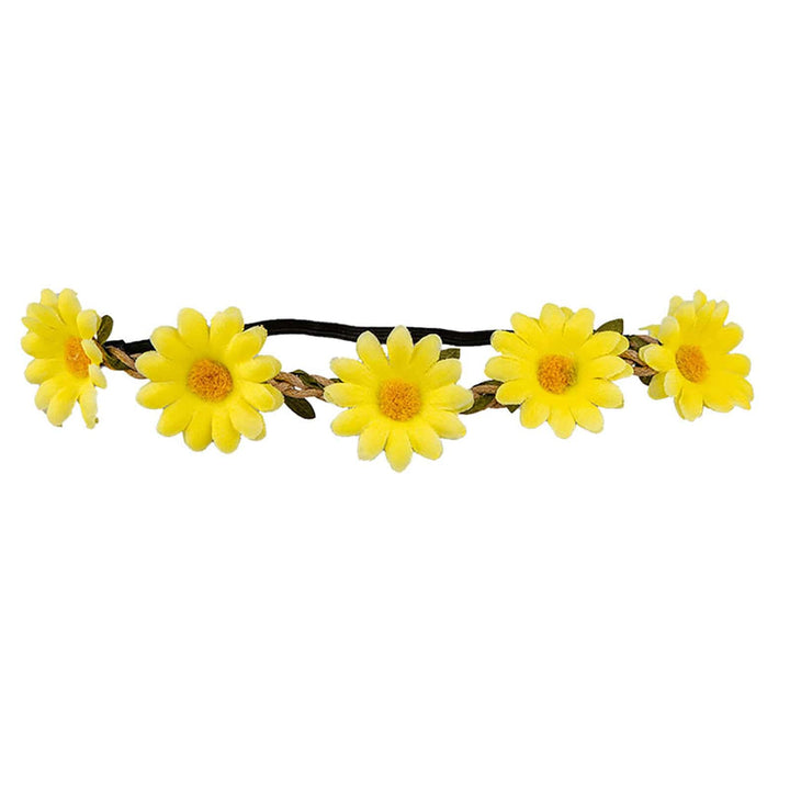 Daisy Hairband Flower Crown 60s Festival Fancy Dress