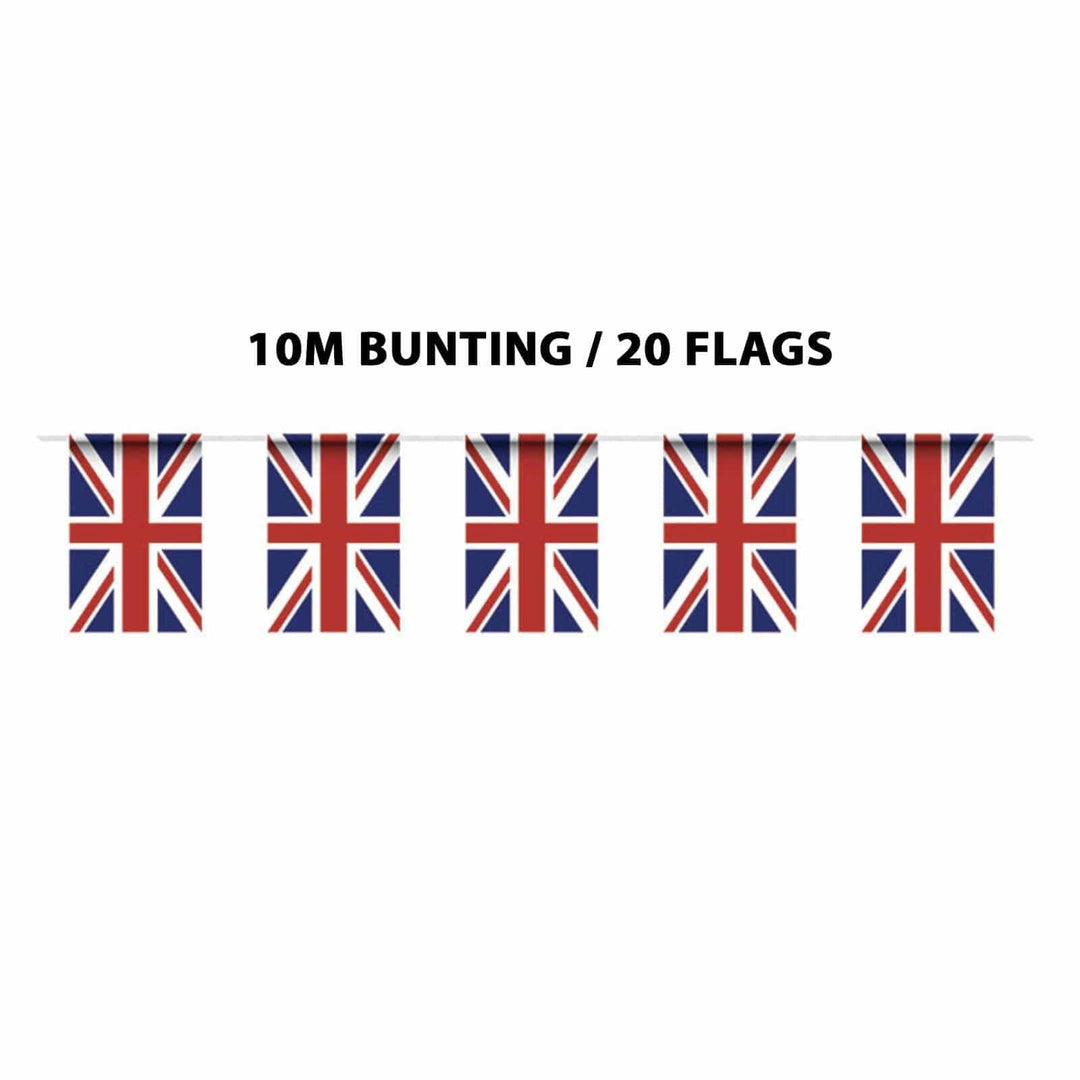 10m Bunting With 20 National Flags Country GB UK Sports Union Jack