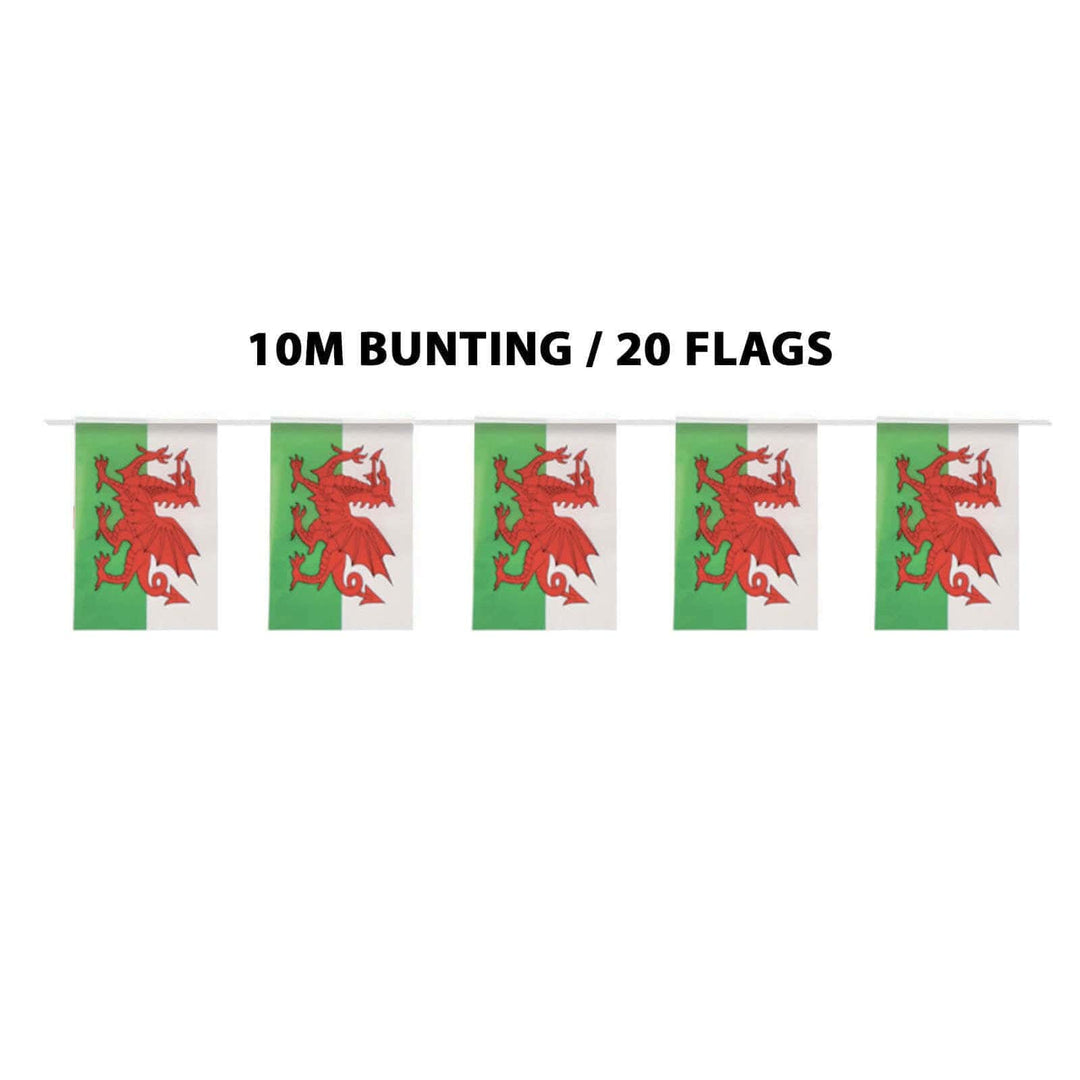 10m Bunting With 20 National Flags Country GB UK Sports Wales