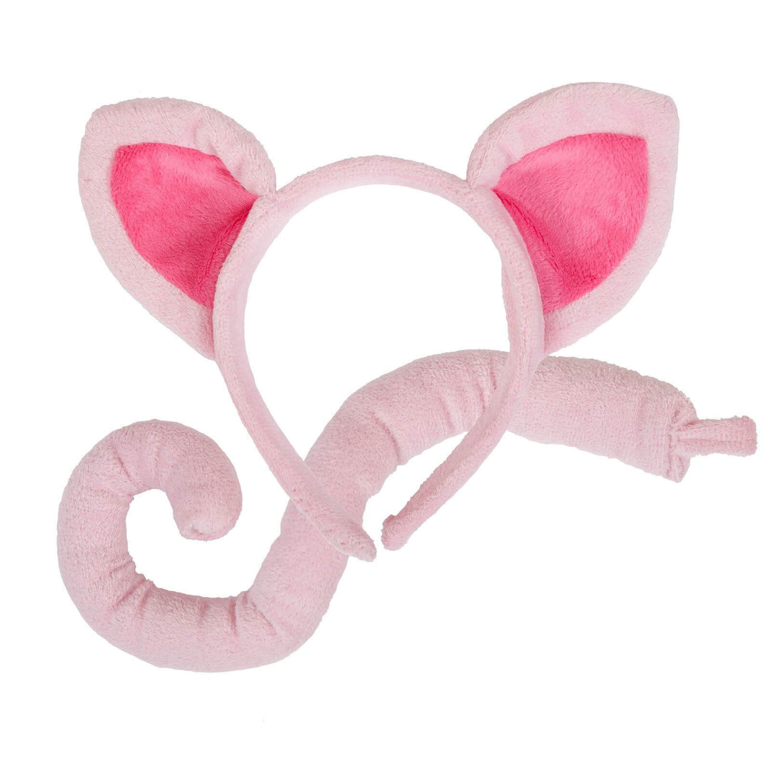 Ears & Tail Set Kids Farm Animals Fancy Dress Pets Piggy