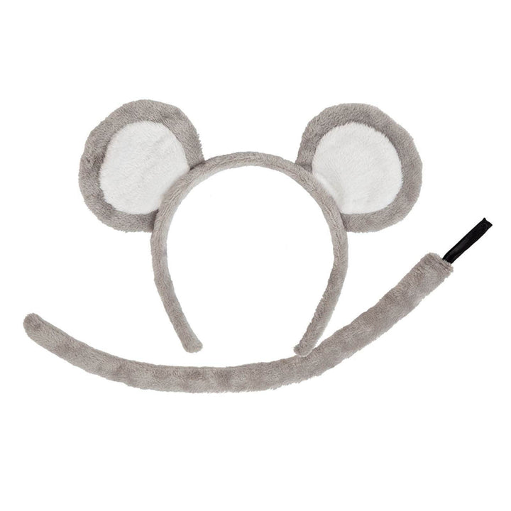 Ears & Tail Set Kids Farm Animals Fancy Dress Pets Mouse