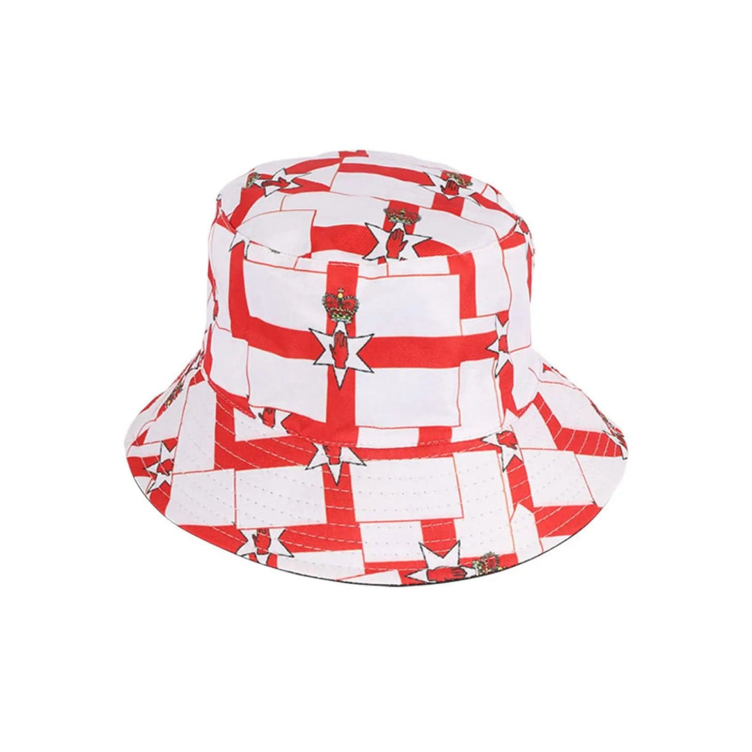 Ulster flag bucket hat for sports parties and fancy dress costumes