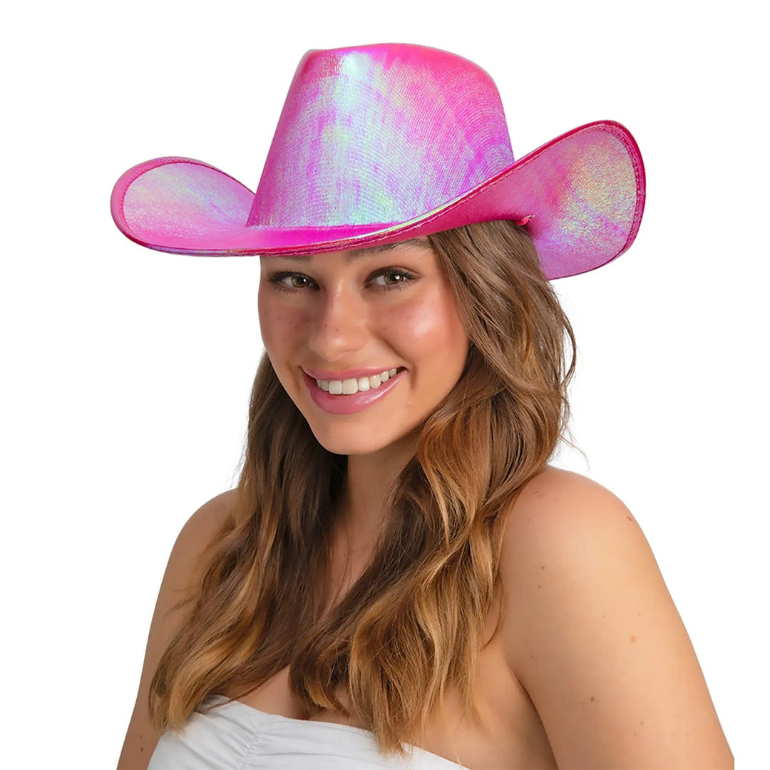 Texan Hat Iridescent Cowgirl Cowboy Stetson Fancy Dress