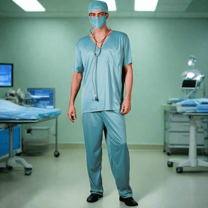 Mens ER Surgeon Doctor Fancy Dress in the Operating Theatre