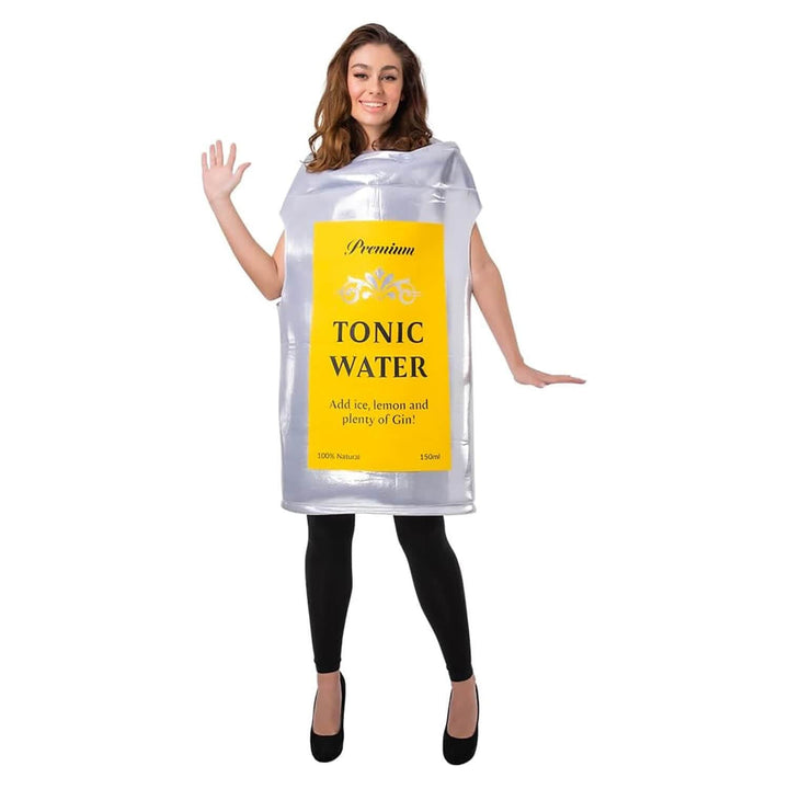 Funny Can Of Tonic Adults Novelty Fancy Dress Costume One Size