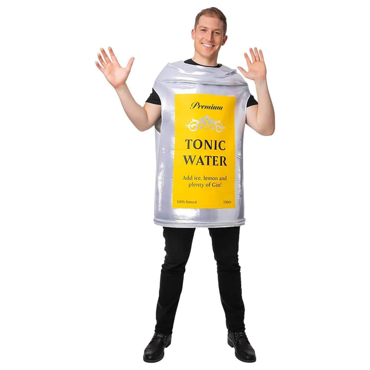 Funny Can Of Tonic Adults Novelty Fancy Dress Costume One Size