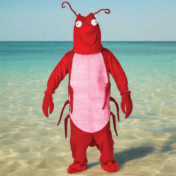 Adult Animal Larry The Lobster Fancy Dress Up Party Costume