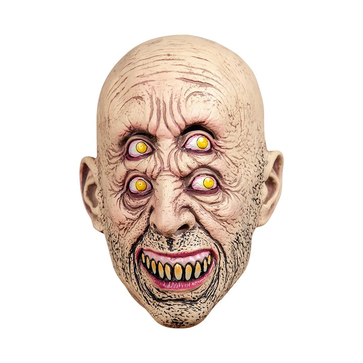 Overhead mask with 2 sets of eyes for creepy Halloween costumes