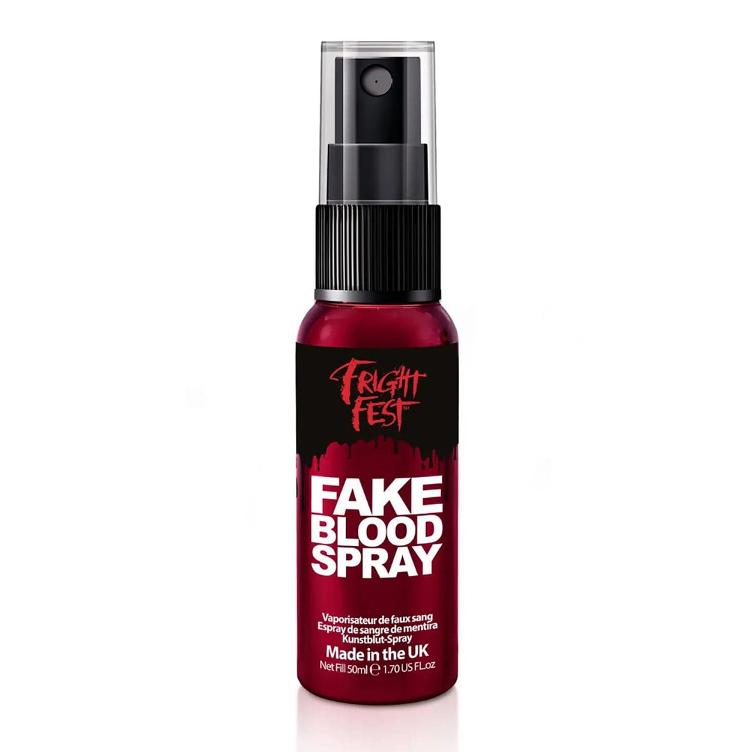 Fright Fest Fake Blood Spray in a bottle for Halloween costumes