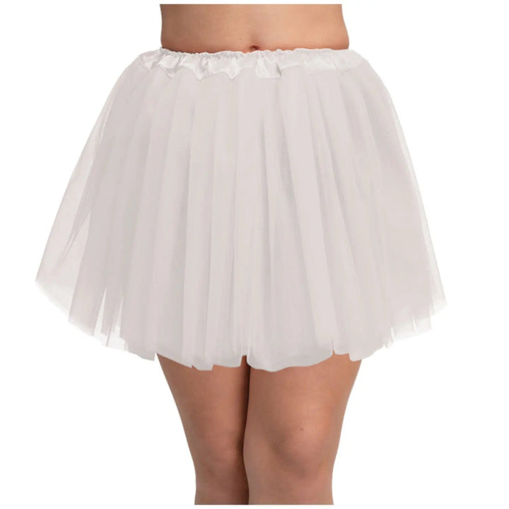 Long white tutu ballet skirt for 80s fancy dress costumes