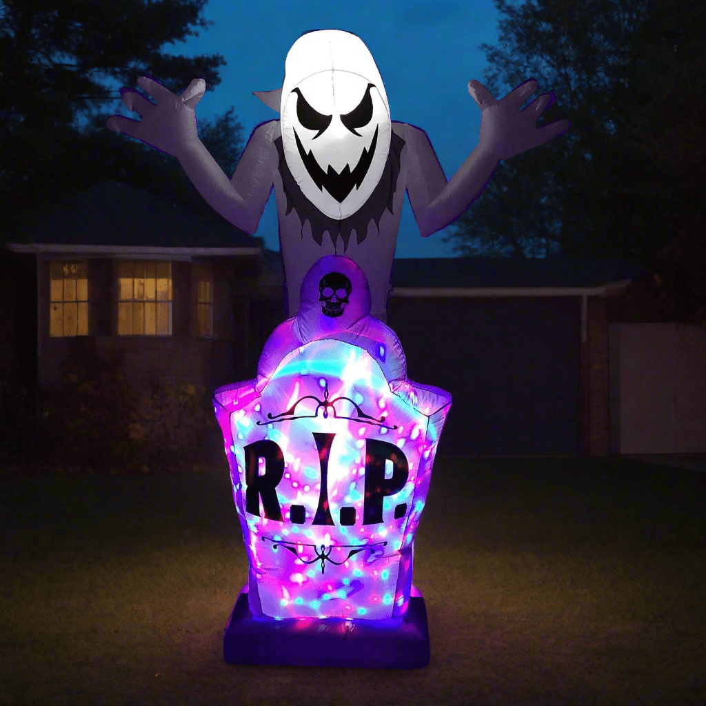 7ft Light Up Inflatable Ghost Halloween Party Decoration