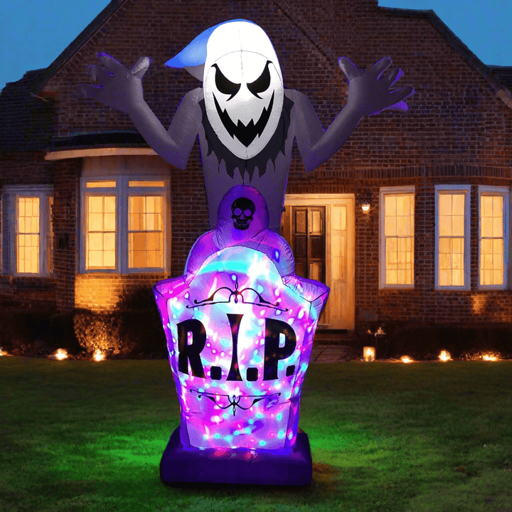 7ft Light Up Inflatable Ghost Halloween Party Decoration