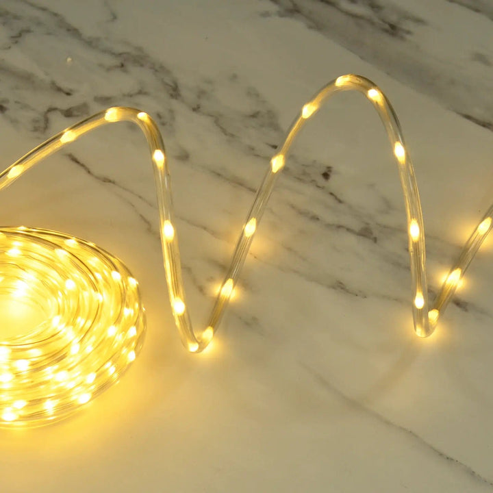 Christmas rope light with warm white LEDs