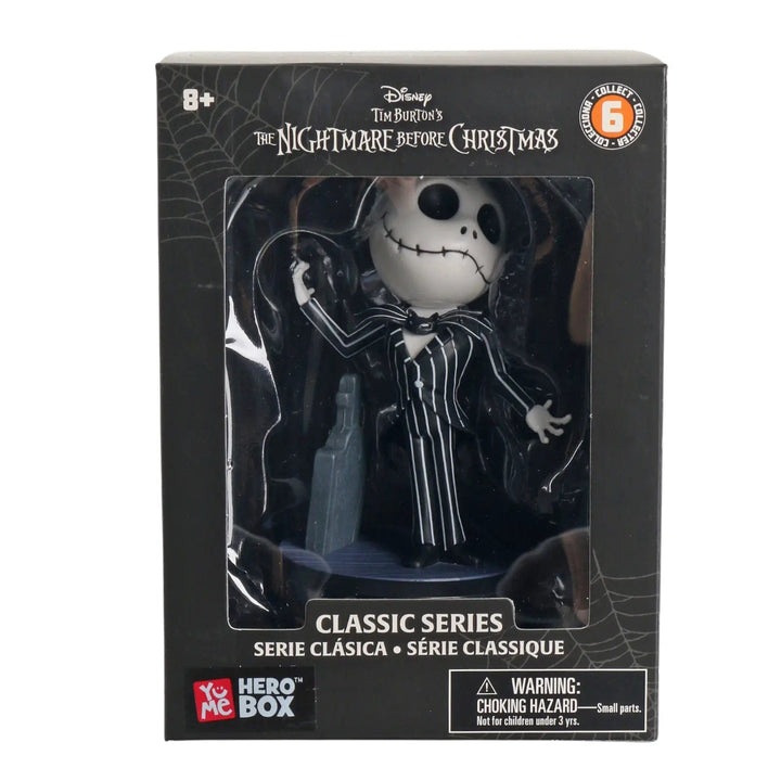 Jack Skellington The Nightmare Before Christmas collectible figure in box packaging YuMe Hero Box Classic Series