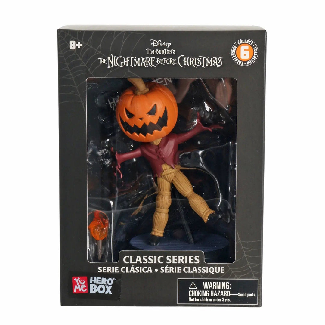 Pumpkin King Jack from The Nightmare Before Christmas collectible figure in box packaging YuMe Hero Box Classic Series