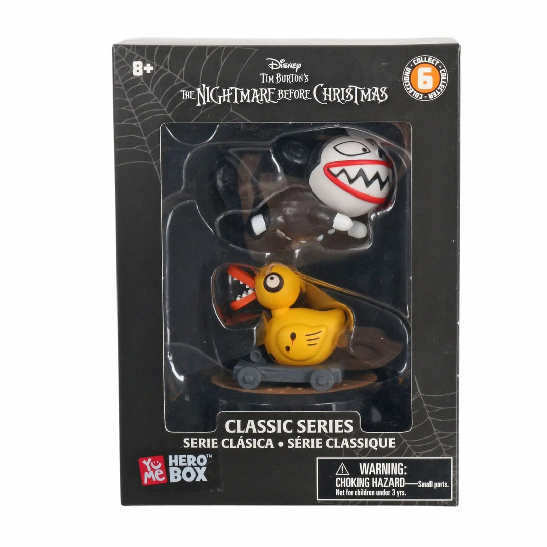 Vampire Teddy with Undead Duck from The Nightmare Before Christmas collectible figure in box packaging YuMe Hero Box Classic Series