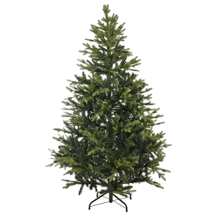 Artificial Drop Hinge Christmas Tree Green Mixed Pine Branches 7ft