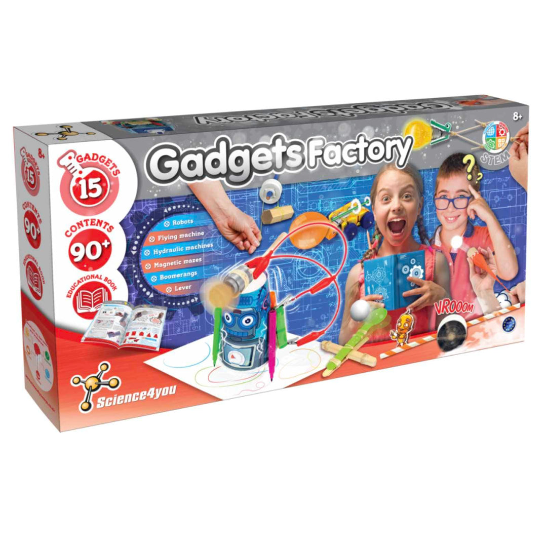 Gadgets Factory - Science Kit, 90+ Contents, 15 Experiments