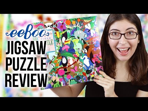 eeBoo 1000-Piece Jigsaw Puzzle Collection | Made from Recycled Cardboard | Multicolored